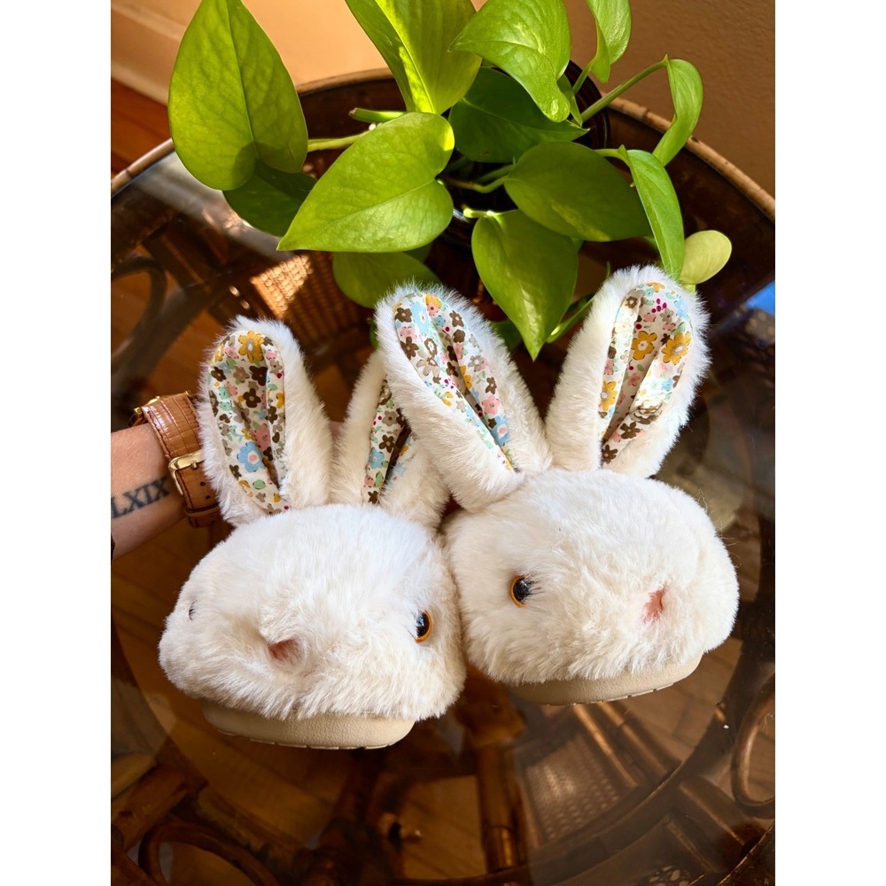 Kids Easter Bunny Soft Slippers